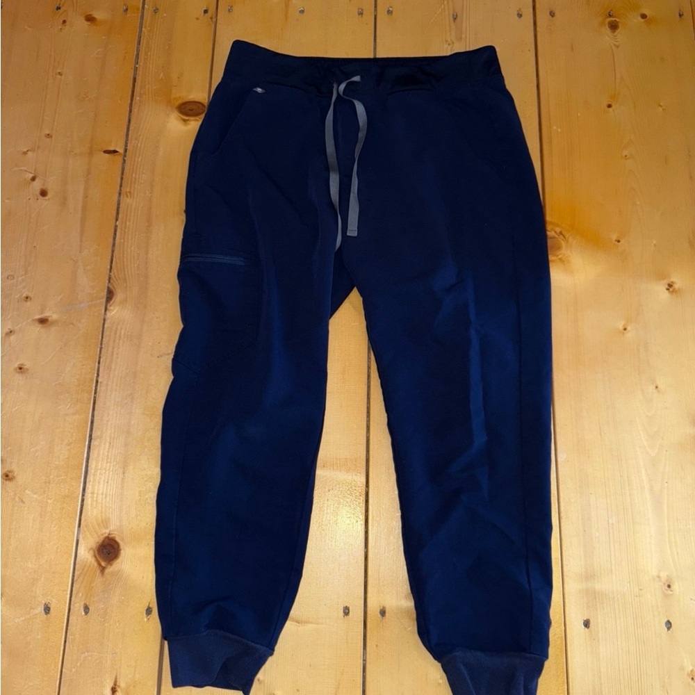 Figs Navy Blue Track Pants